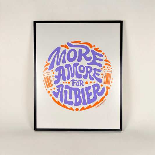 Das perfekte Poster für Bierliebhaber. Eine schöne Geschenkidee für Bierbegeisterte. Verbindet Design und Altbierliebe. 